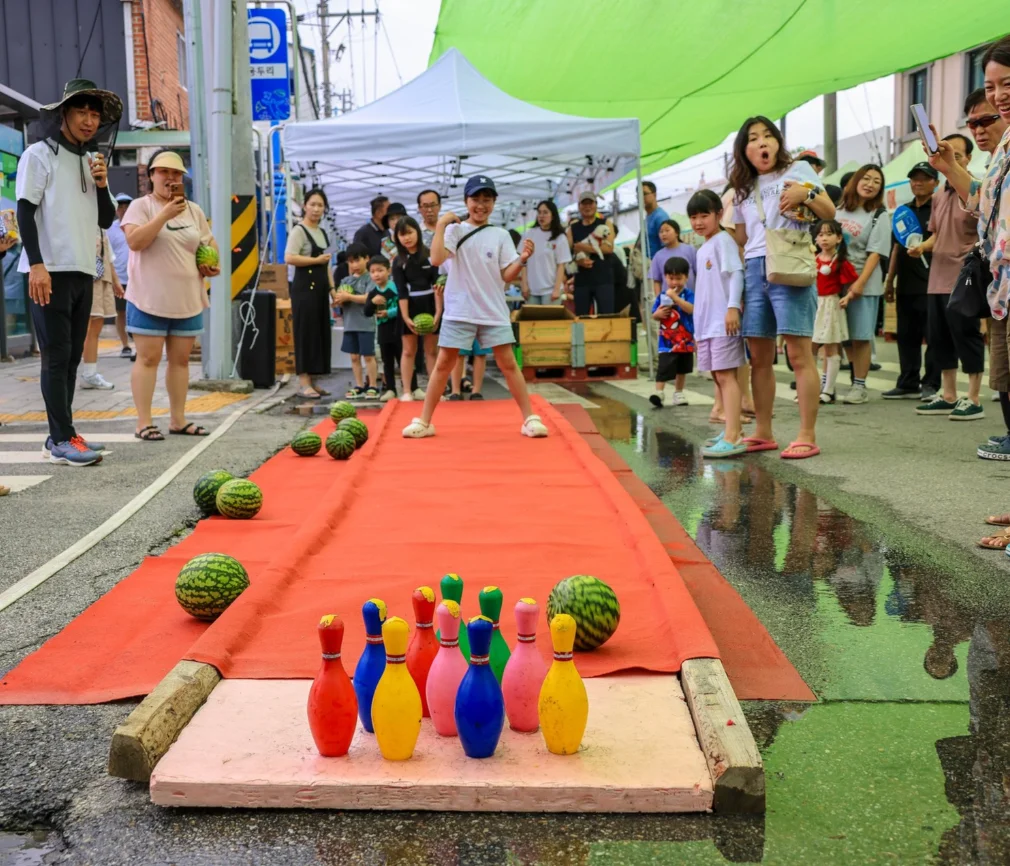 양평수박축제에 벌여진 다양한 놀이들